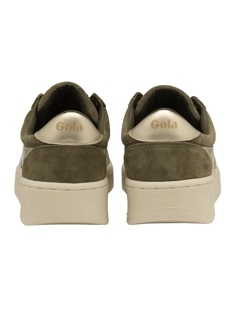 Gola Grandslam Pearl Sneaker in Khaki (Final Sale)