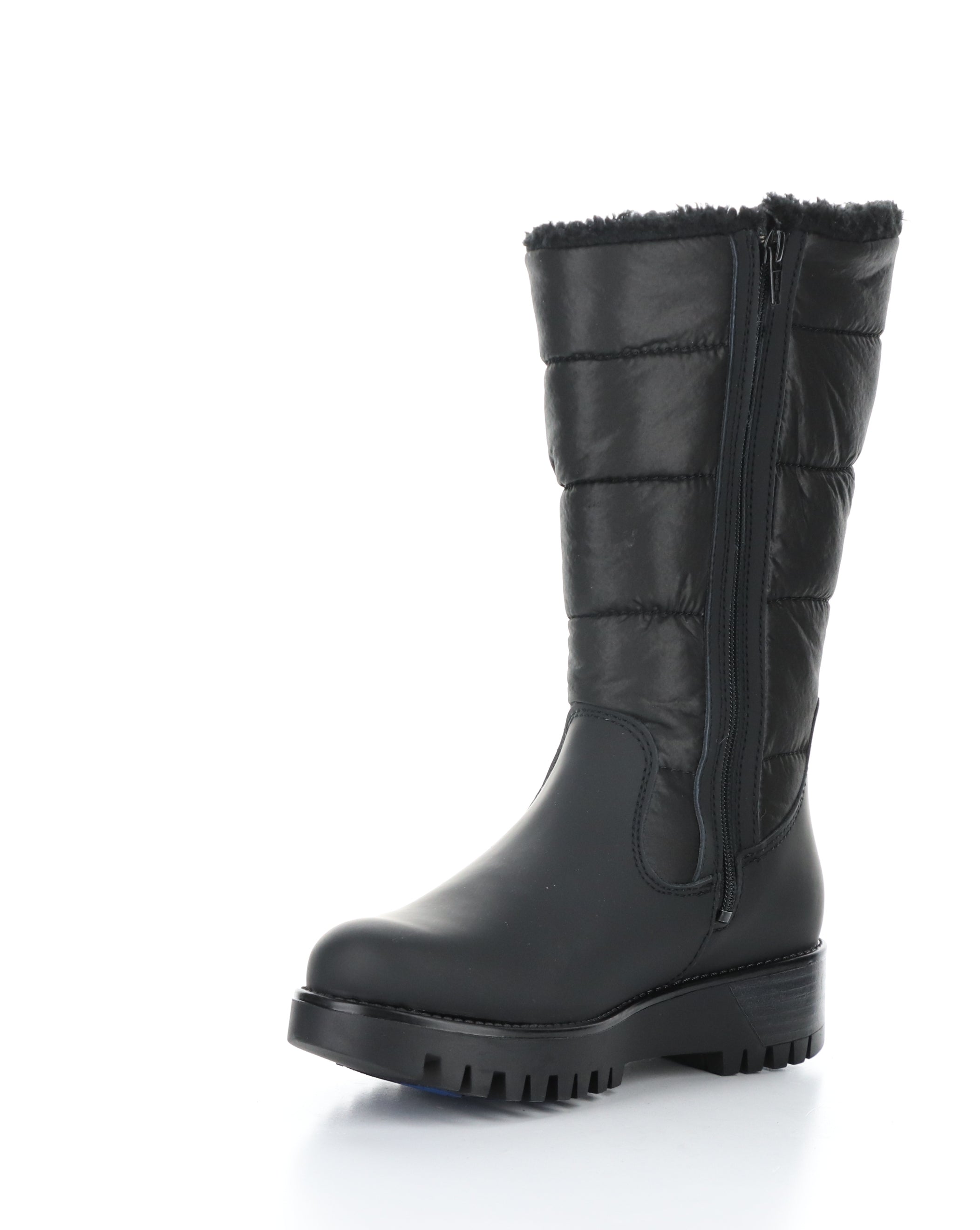 GRACEN PRIMA BLACK Round Toe Boots