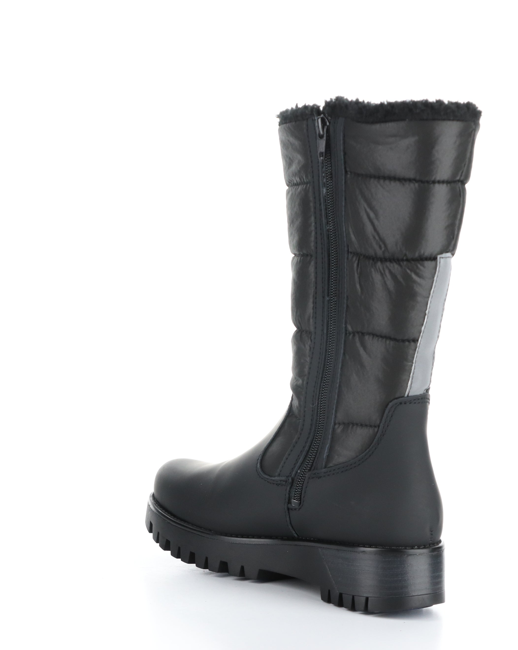 GRACEN PRIMA BLACK Round Toe Boots