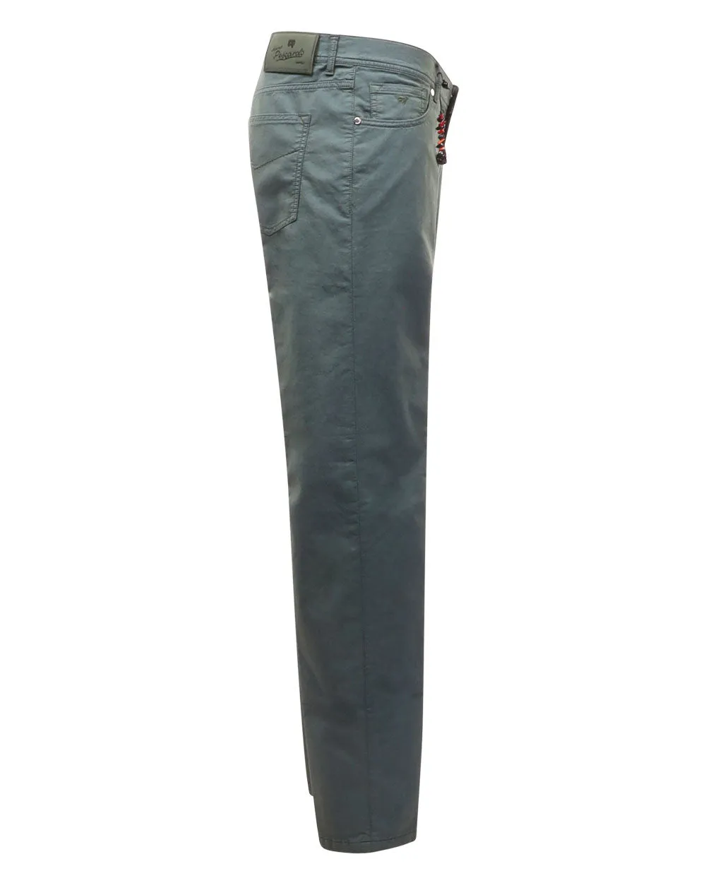 Green 5 Pocket Pant