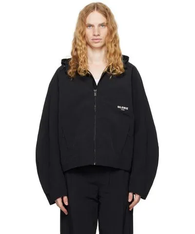 Han Kjobenhavn Black Windbreaker Technical Jacket