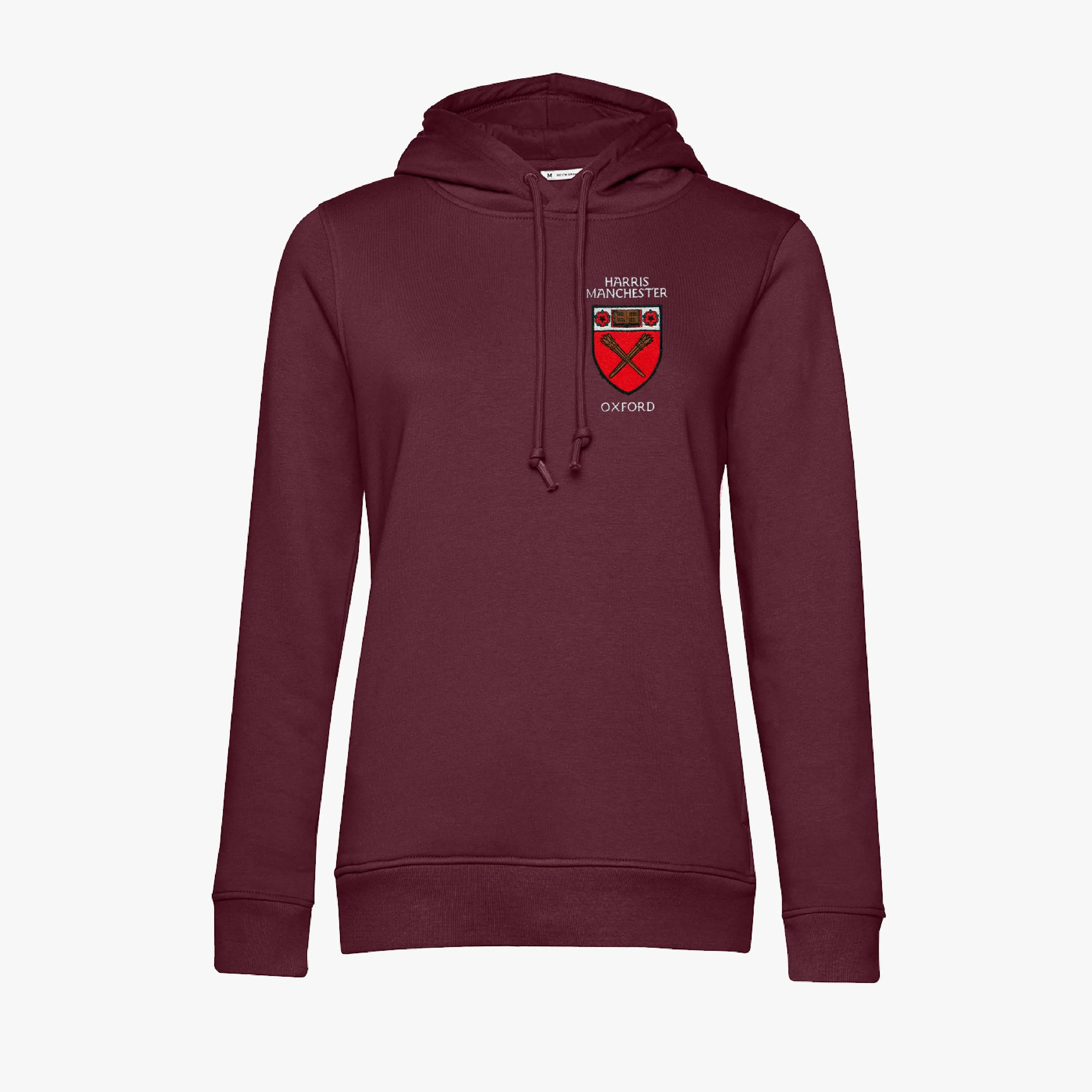 Harris Manchester College Ladies Organic Embroidered Hoodie