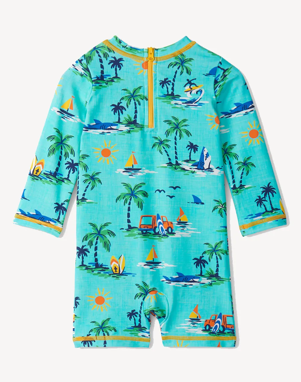 Infant Vintage Holiday Rashguard One Piece