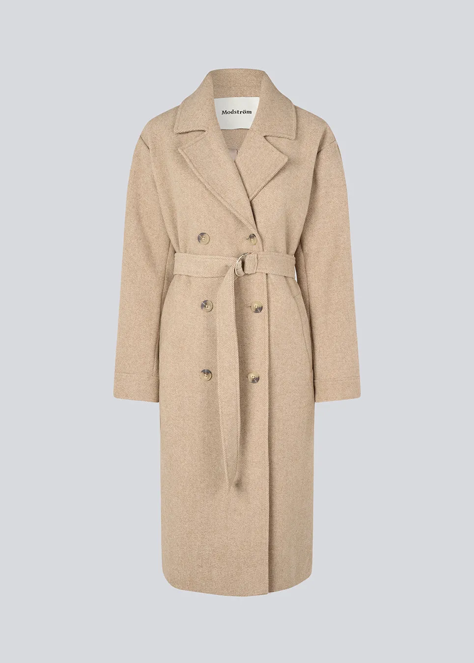 JakariMD coat - Beige Twill Melange