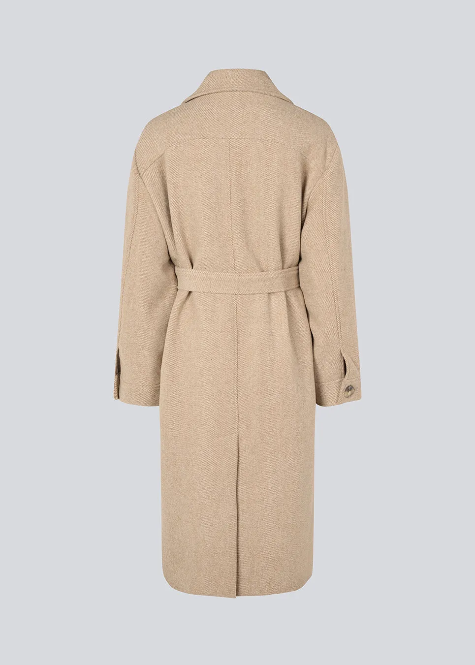 JakariMD coat - Beige Twill Melange