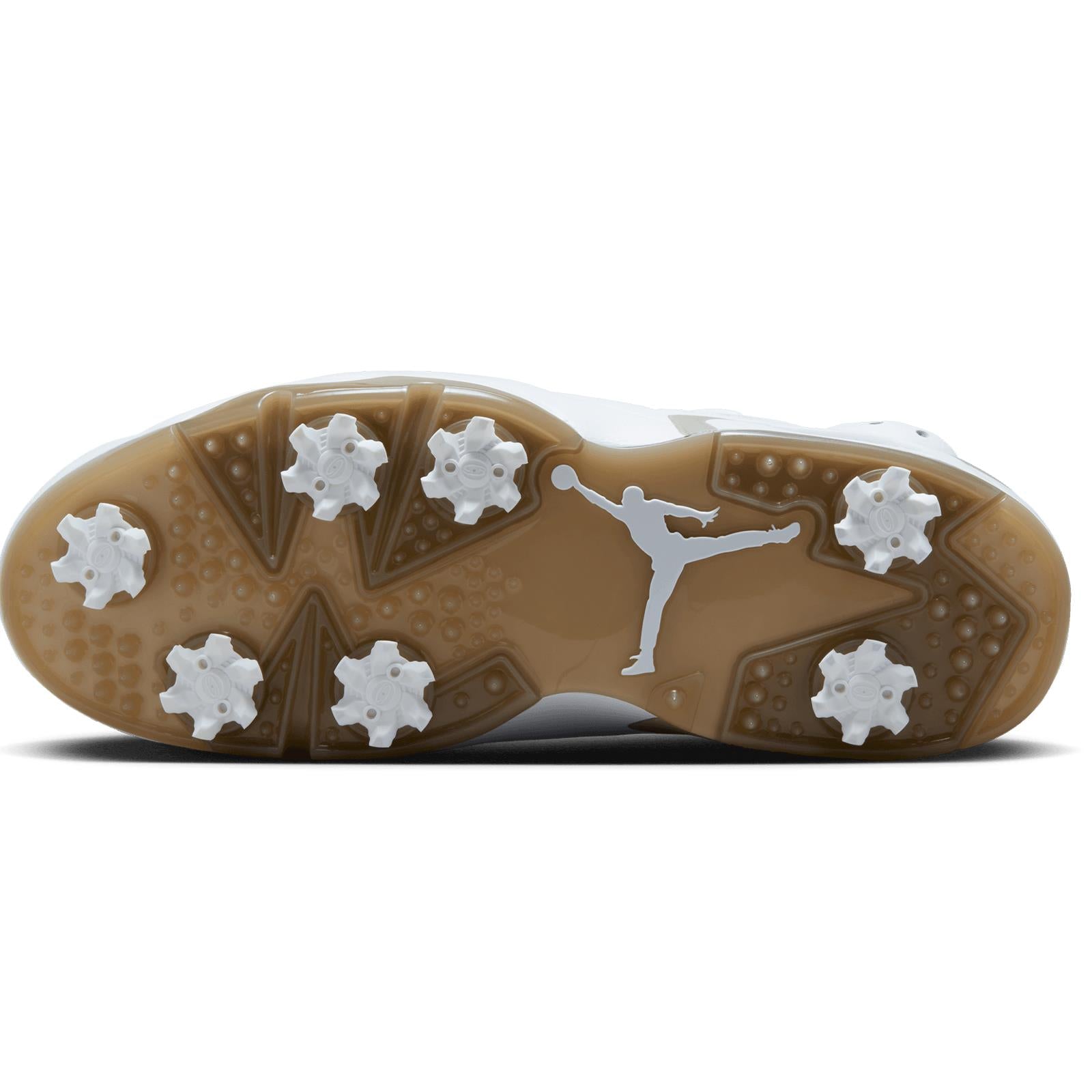 Jordan Retro 6 Golf Shoes White/Brown - AW23