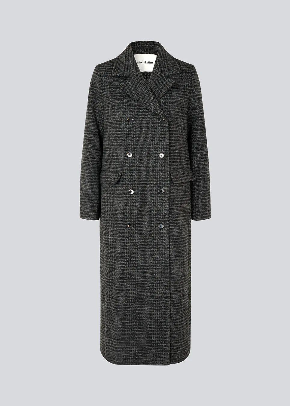 JuniperMD check coat - Dark Gray Check