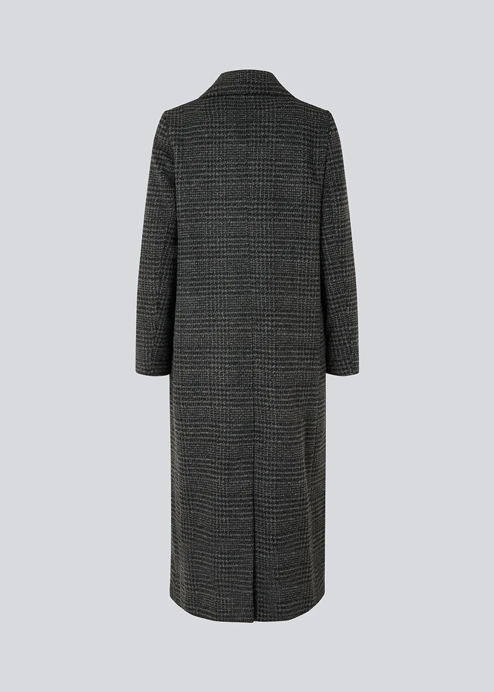 JuniperMD check coat - Dark Gray Check