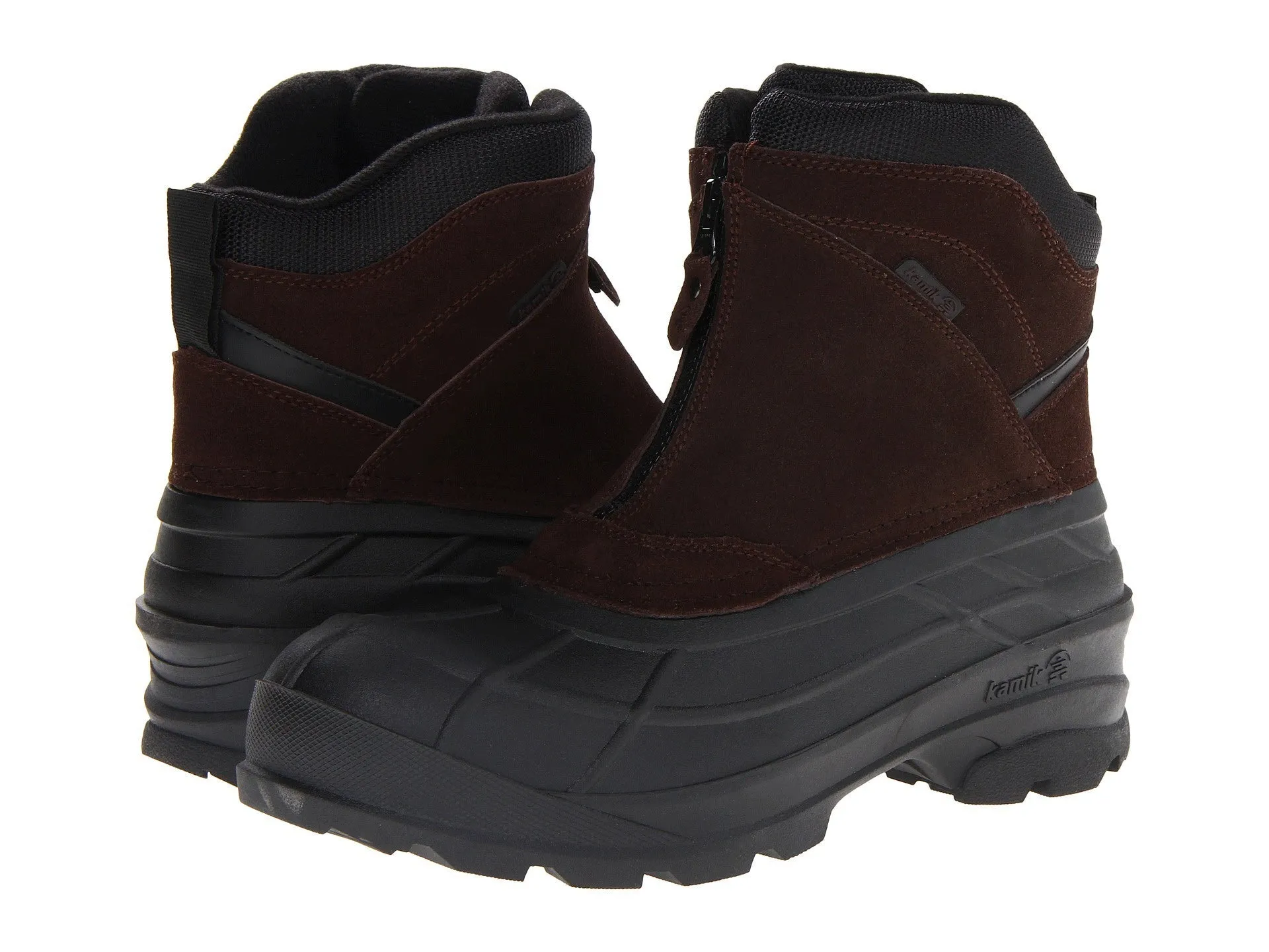 Kamik Men's Champlain Snow Boots Dark Brown