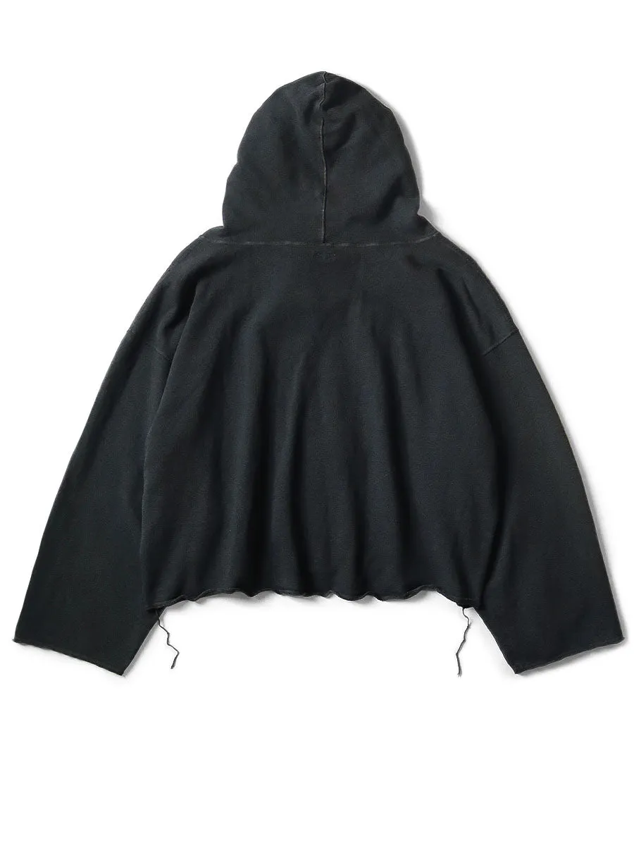 Kapital SWT Knit Feather Cord NAMAZU Hoodie - Black