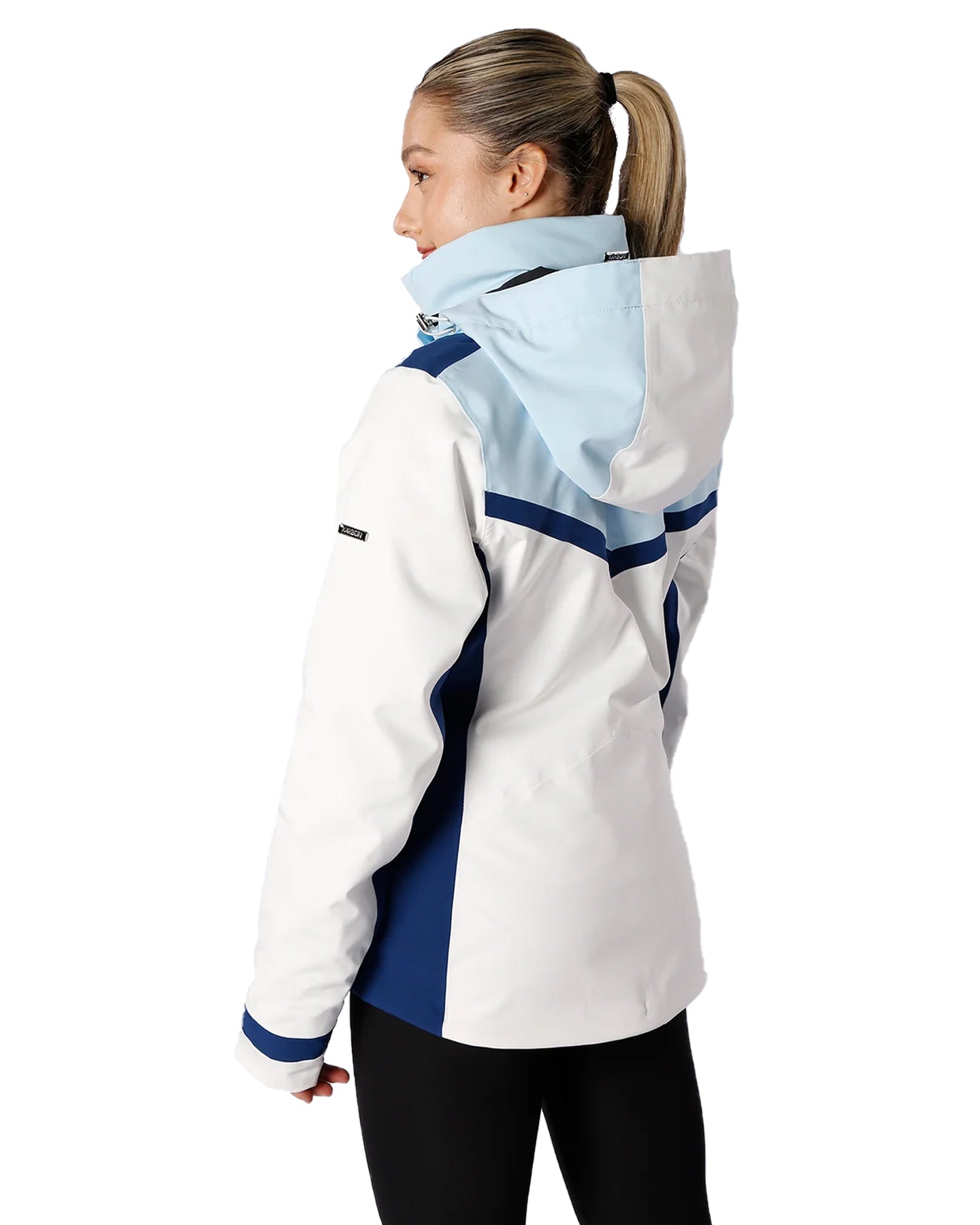 Karbon Solitare Diamond Tech Women's Snow Jacket - Arctic White