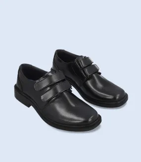 KB0044-BLACK-Boys Casual School Shoes