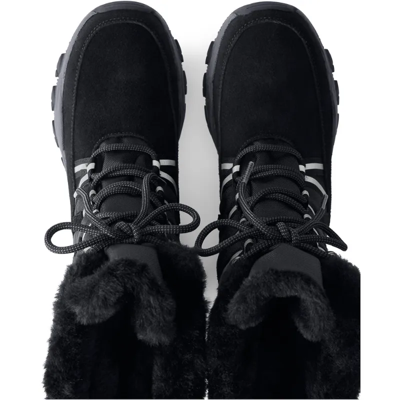 Lands' End Women's Expedition Black Snow Boots