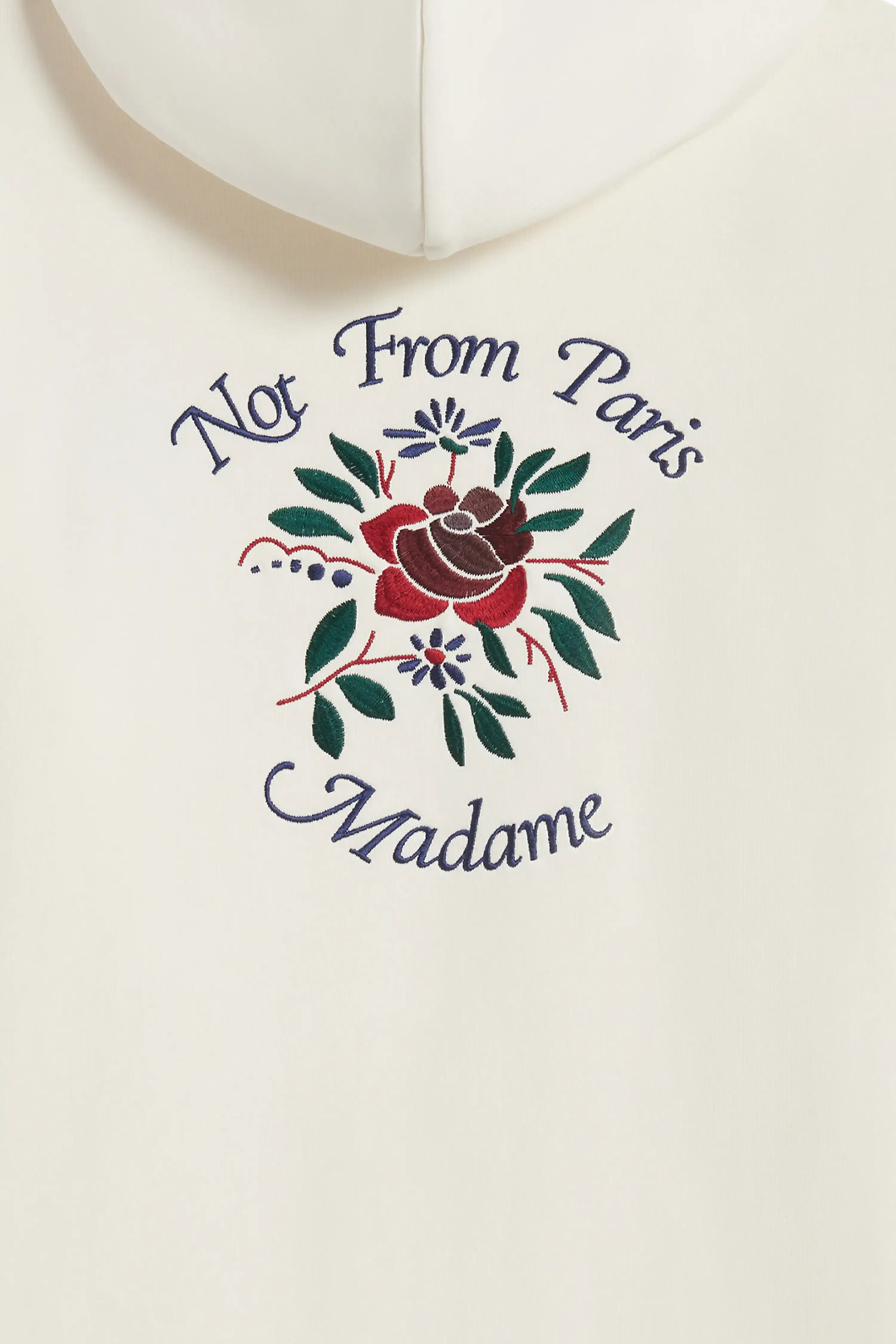 Le Hoodie Slogan Fleurs