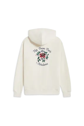 Le Hoodie Slogan Fleurs