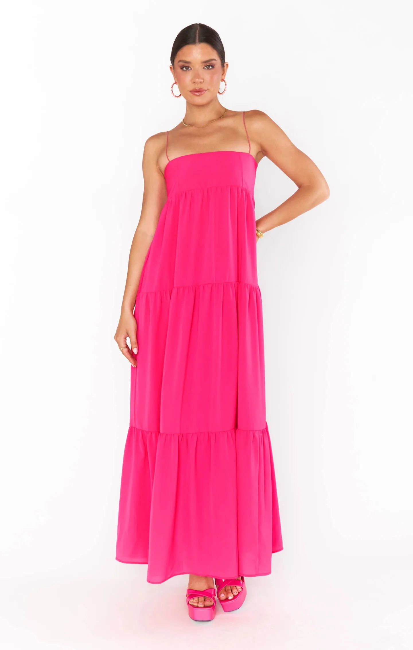 Long Weekend Maxi Dress ~ Pink Pebble