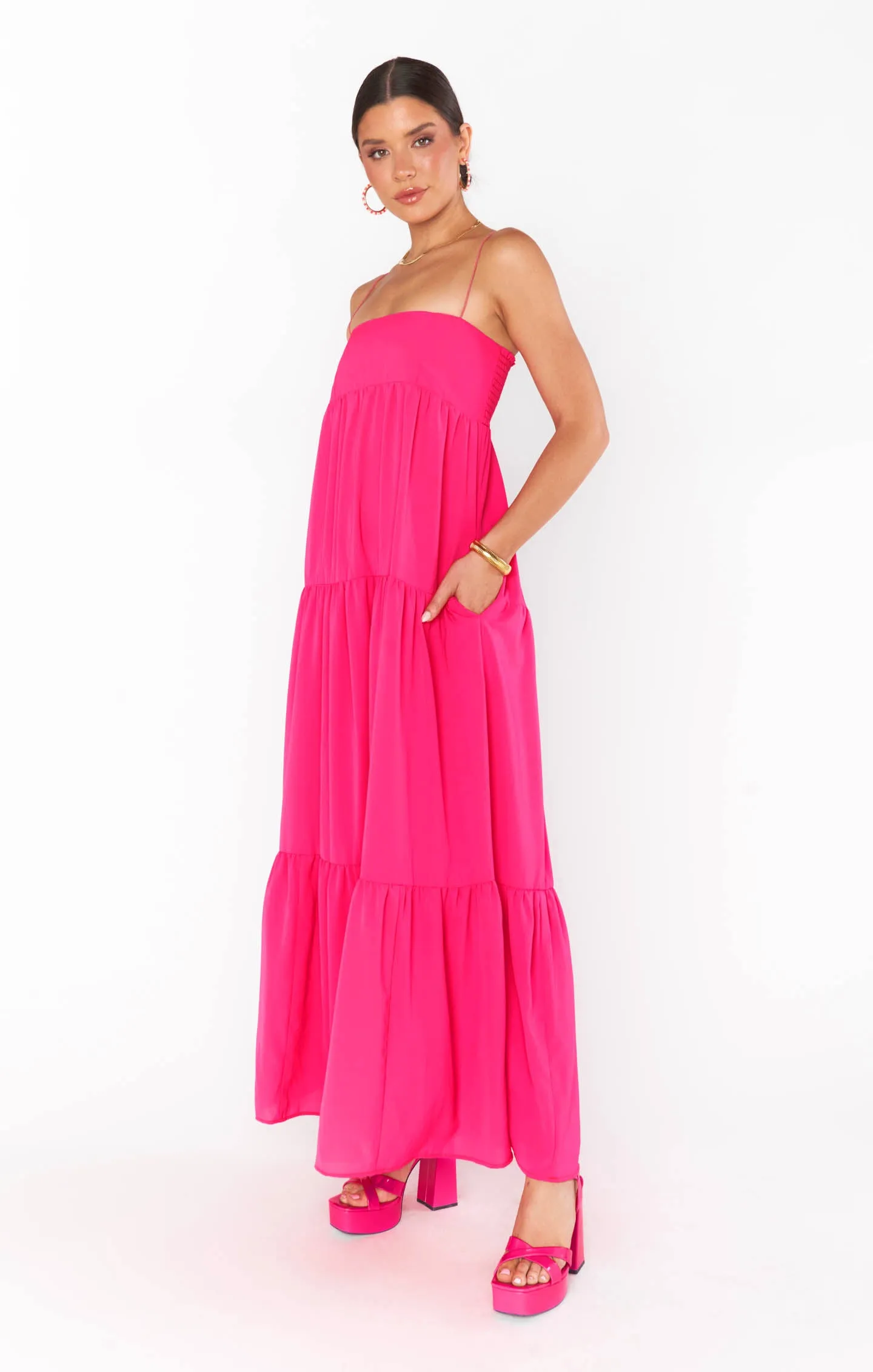 Long Weekend Maxi Dress ~ Pink Pebble