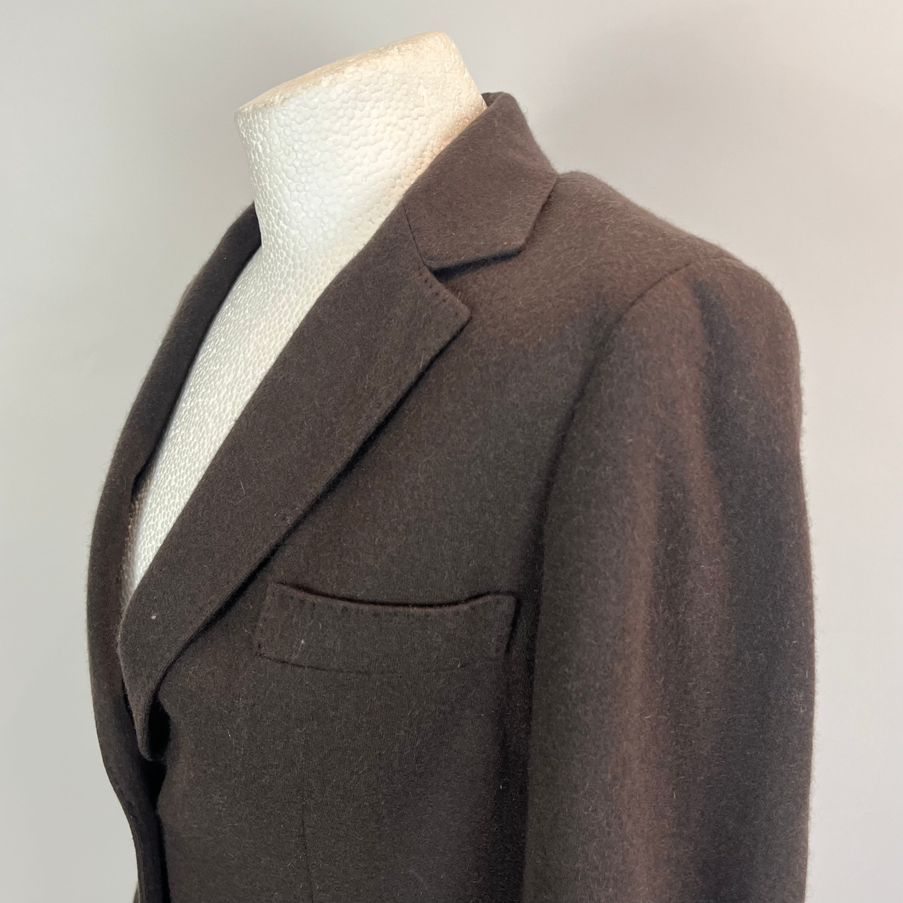 Loro Piana 3000 Chocolate Lightweight Cashmere Jacket S