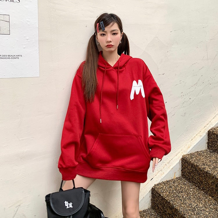 M Red Hoodie