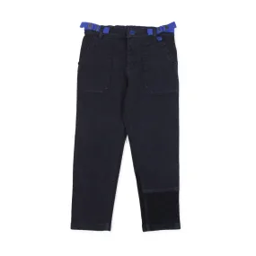 Marc Jacobs Navy Blue Pants With Straps For Kids