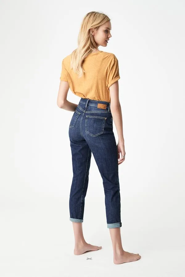 MAVI - STAR HIGH RISE MOM JEAN in Dark Vintage Wash