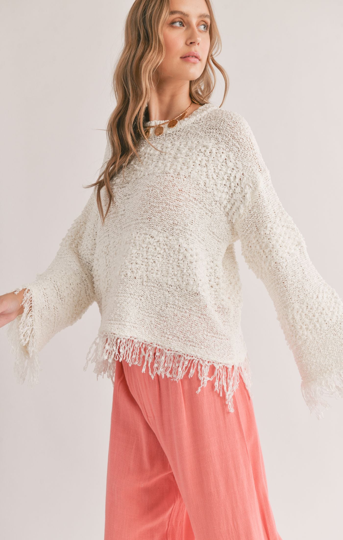 Mel Fringe Sweater