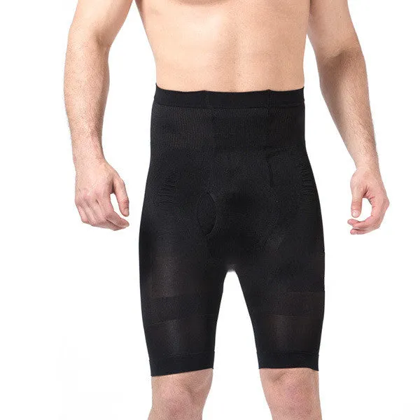 Men's Body Control Shaper Slimming Shortid Thigh Leg Pant Shapewear Underwear Bodysuit SM6