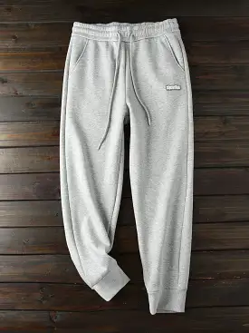 Mens Comfortable Pants elastic waist sports and casual sweatpants