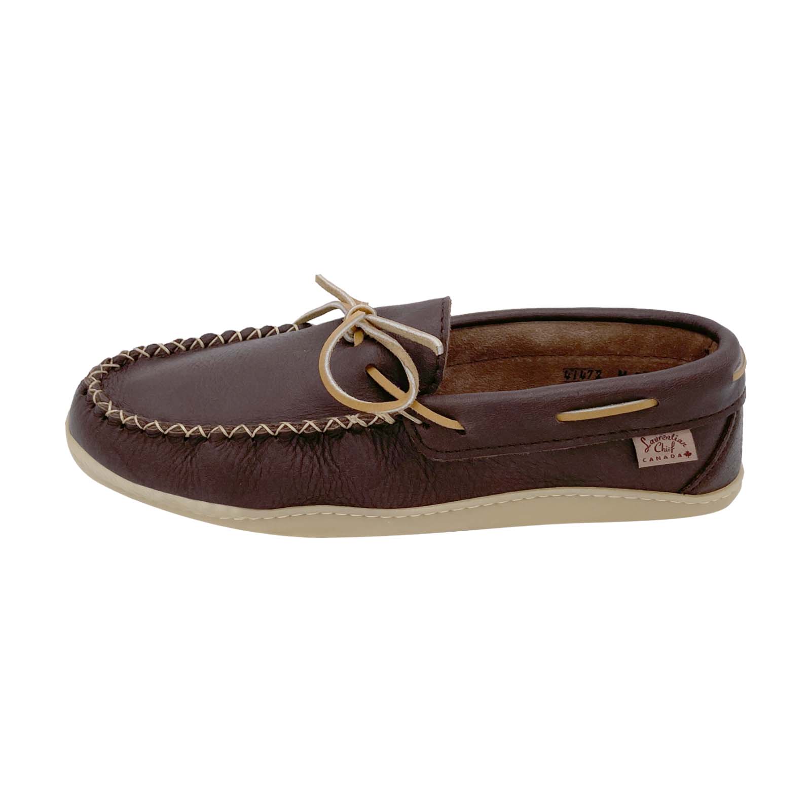 Men's Memory Foam Moosehide Leather Moccasins