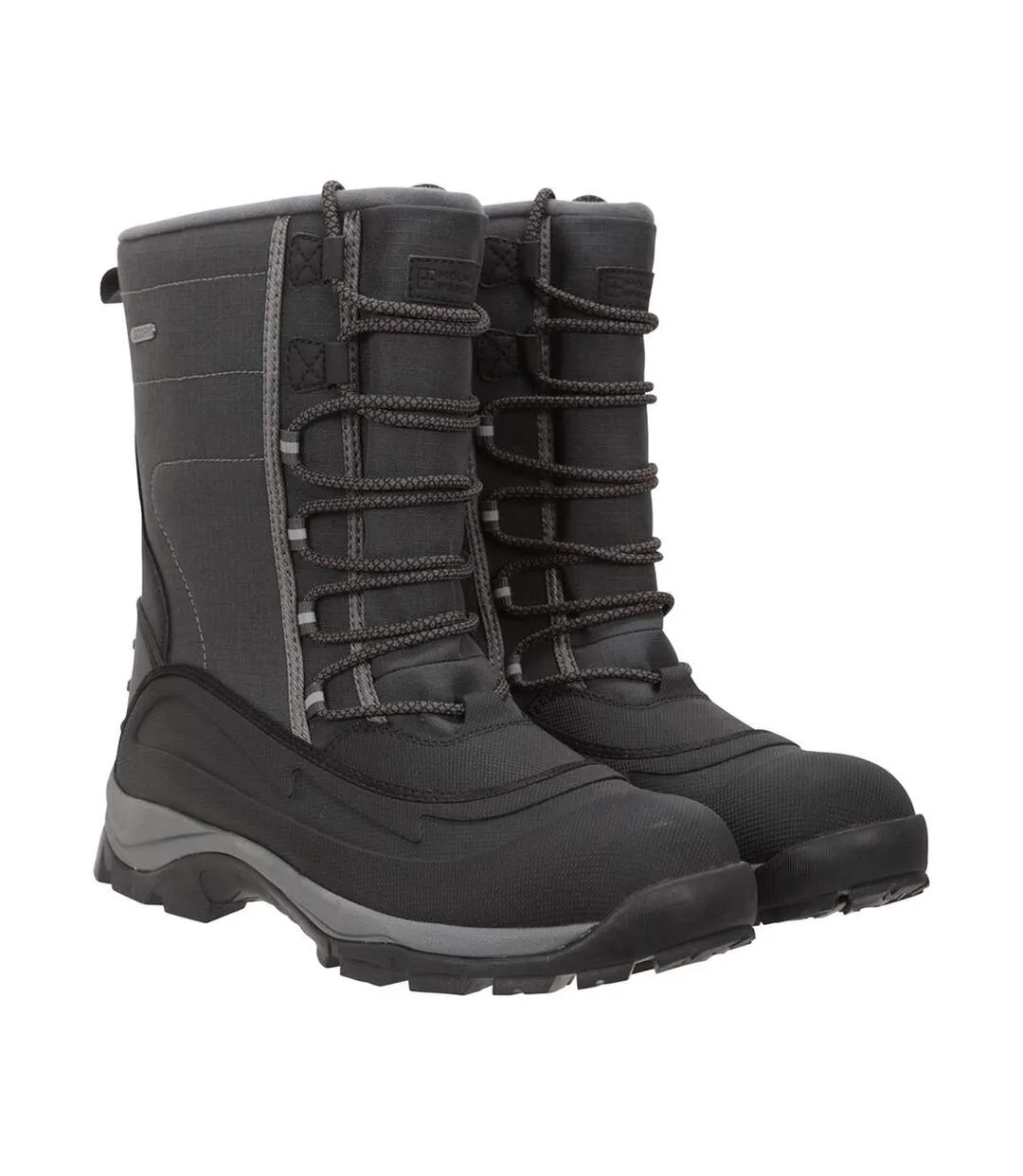 Mens park snow boots charcoal Mountain Warehouse