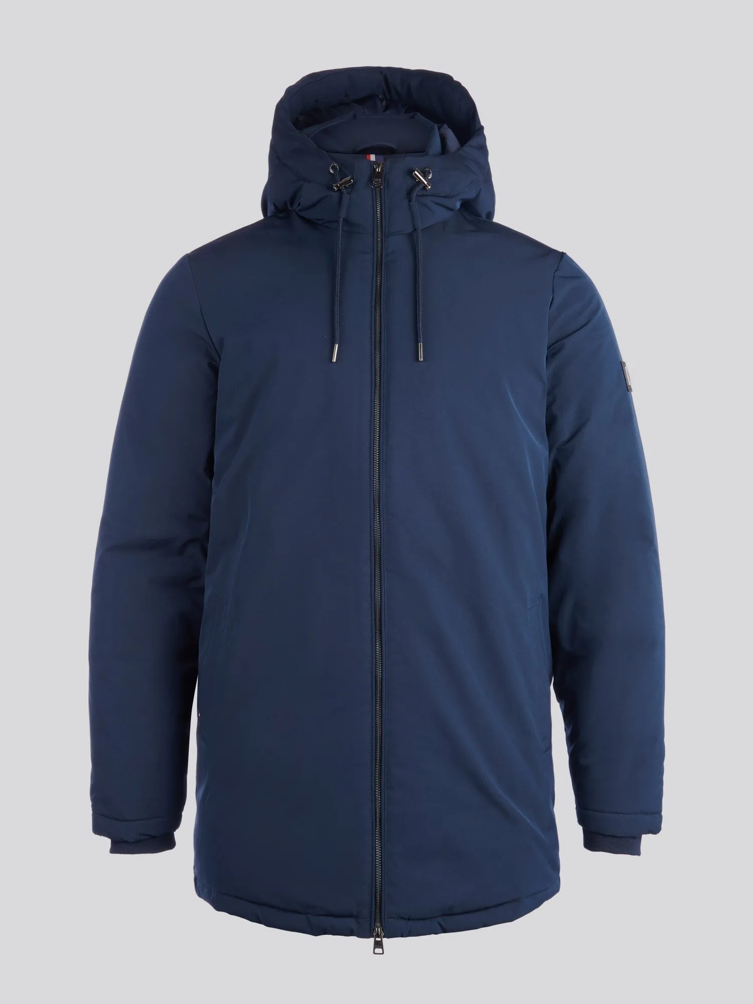 Mens Smart Parka Jacket in Dark Sapphire Navy