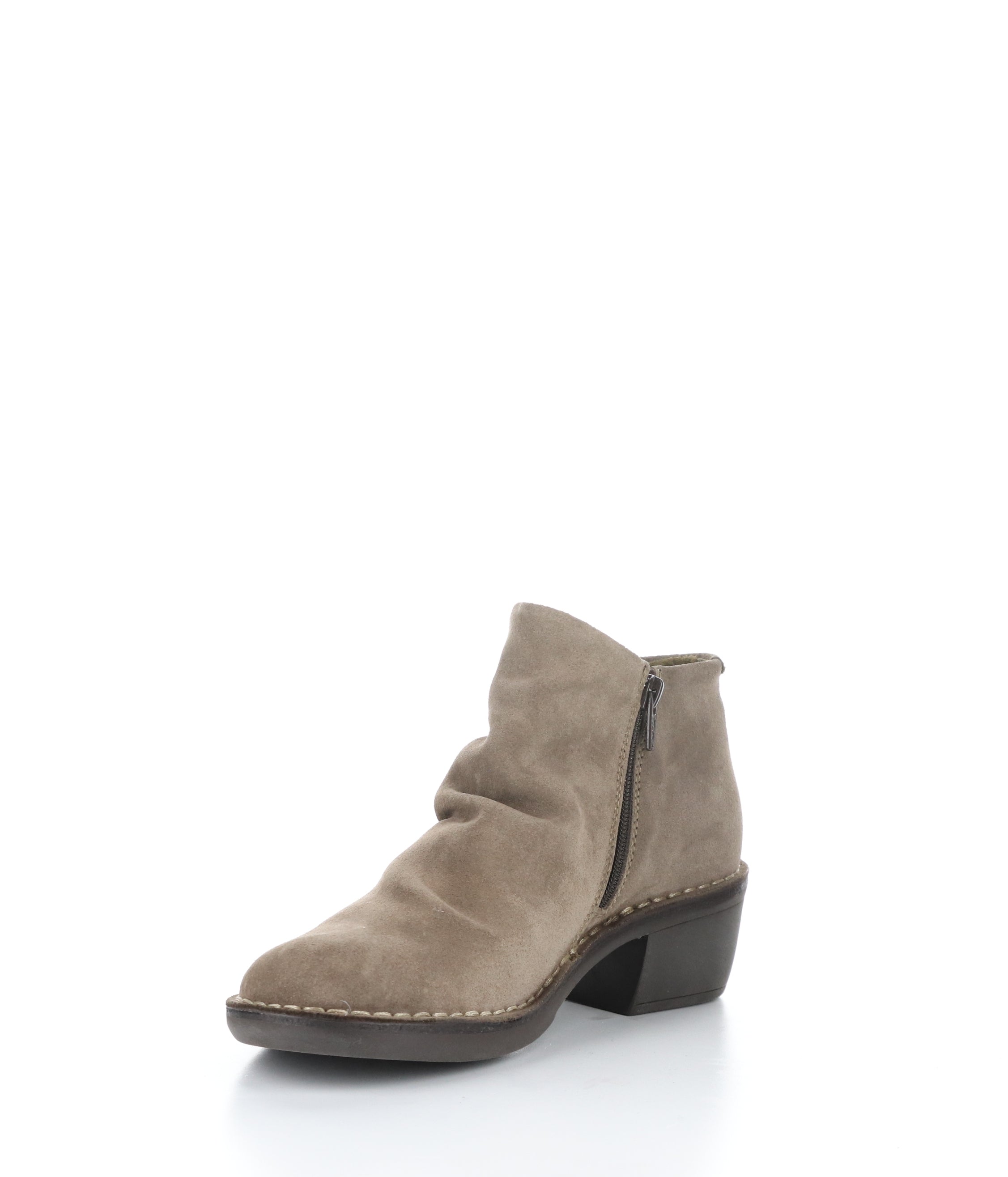 MERK093FLY 004 TAUPE Round Toe Boots