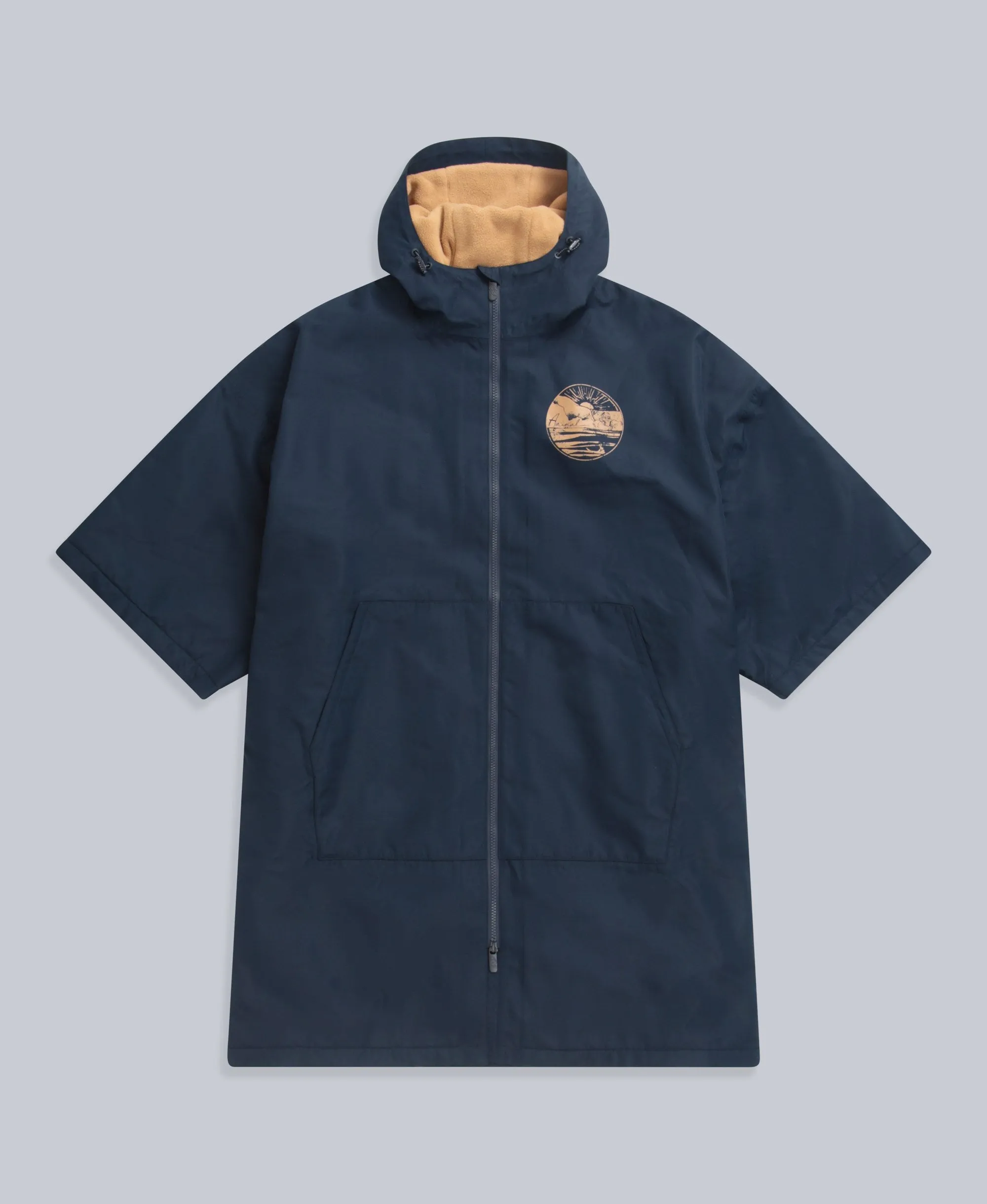 Misty Womens Fleece Lined Parka - Navy