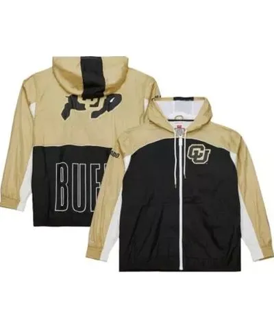 Mitchell & Ness Men's NCAA Colorado Buffaloes Big Shot Premium Full-Zip Windbreaker