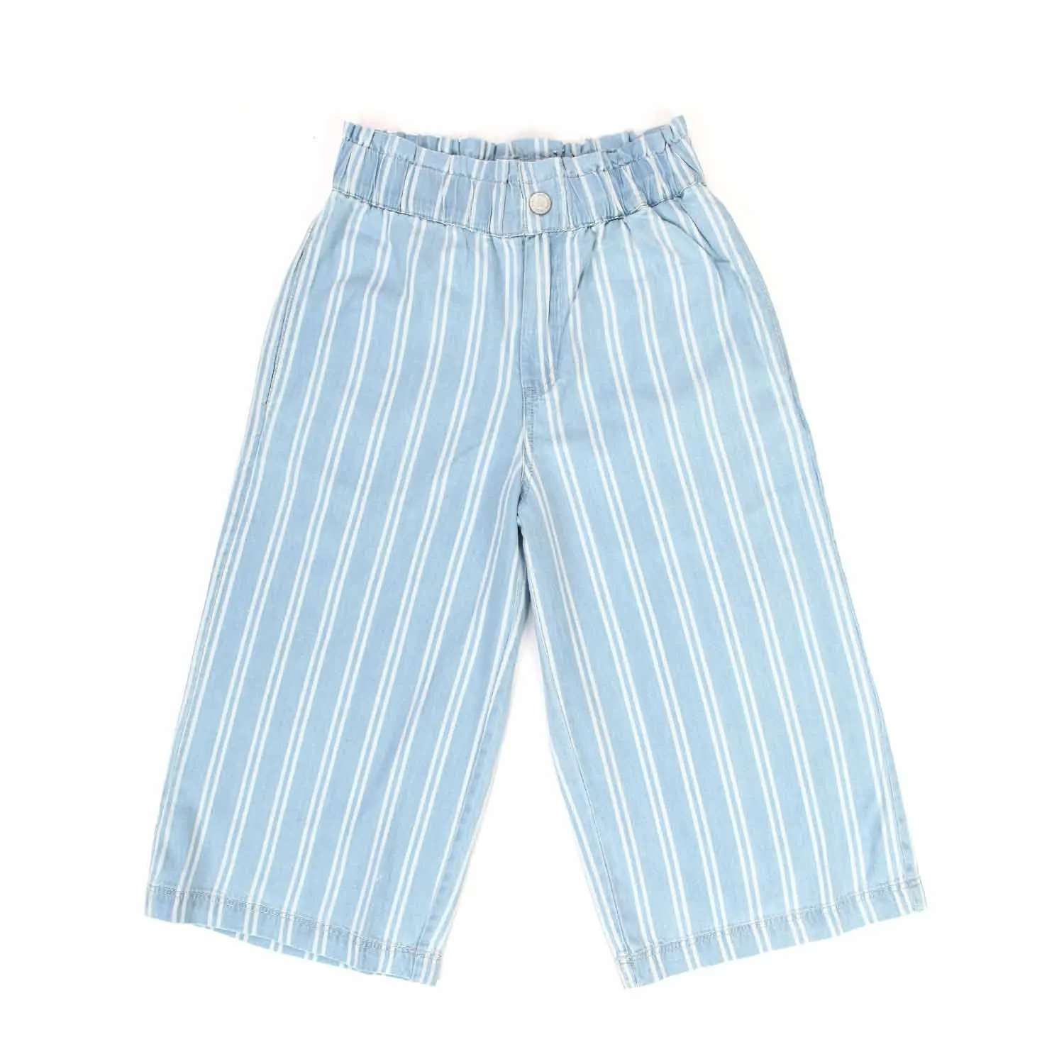 Molo Light Blue And White Akayla Pants For Girls And Teen