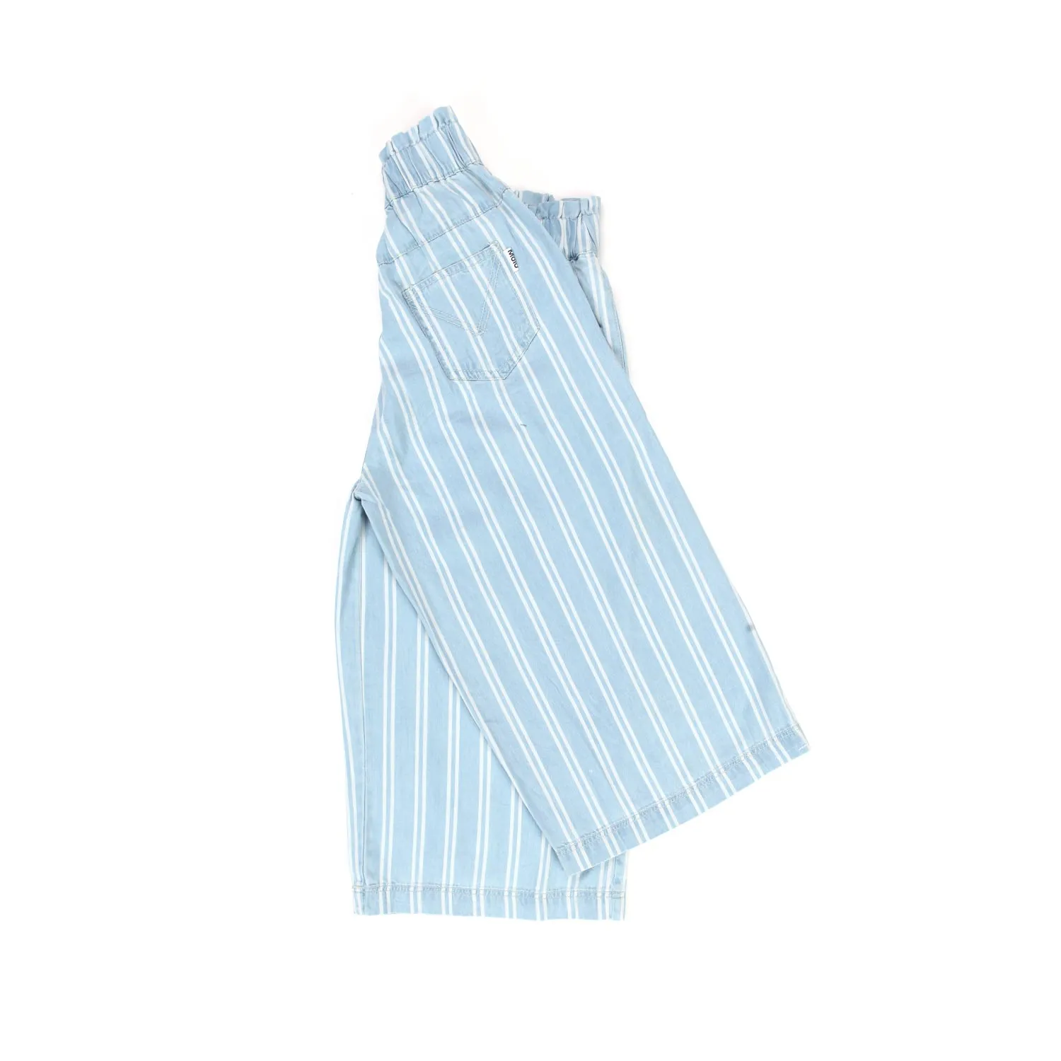 Molo Light Blue And White Akayla Pants For Girls And Teen