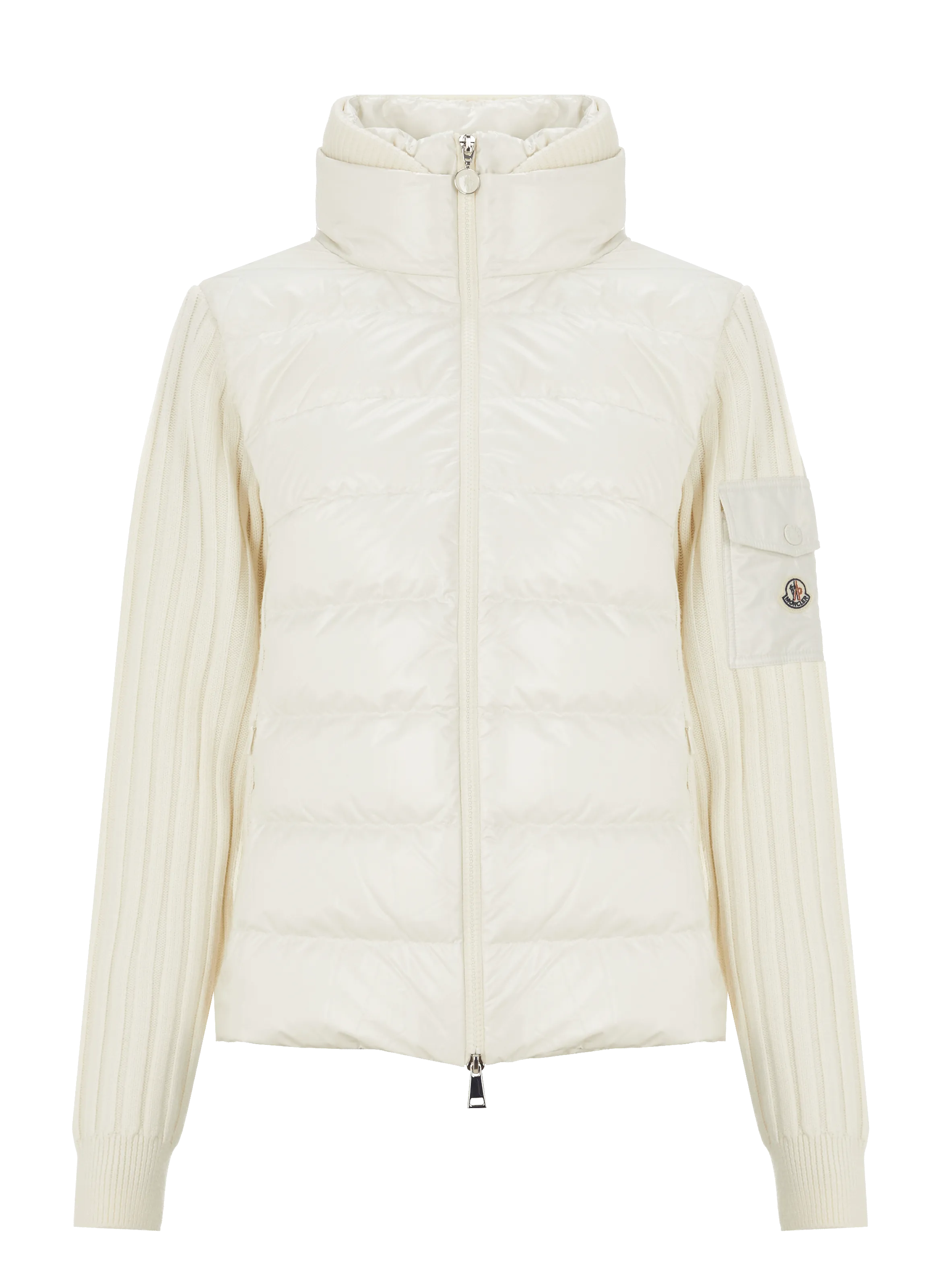 MONCLER  Virgin wool jacket - White