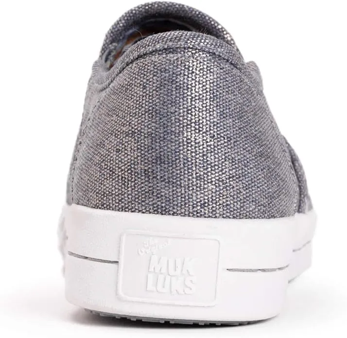 MUK LUKS Women's Street Savvy Sneaker-Blue Loafer