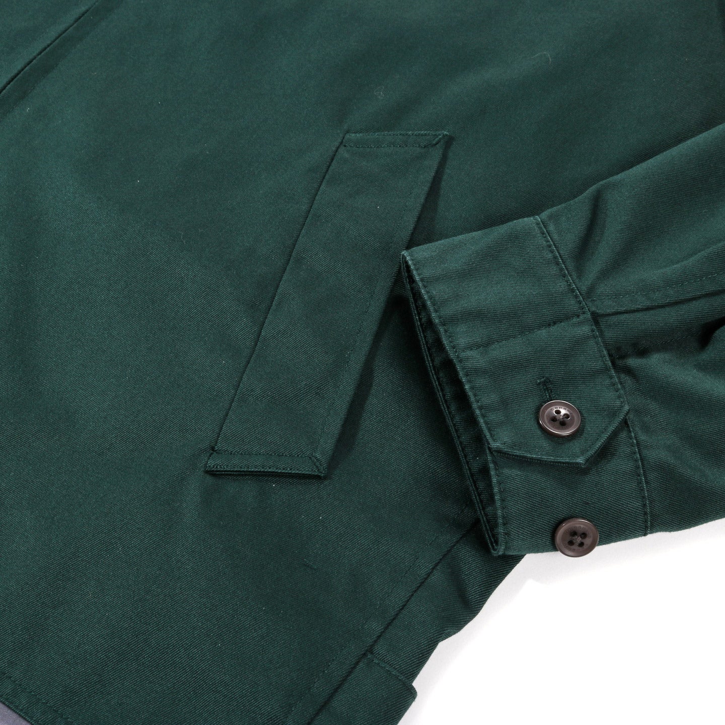 NANAMICA WINDSTOPPER CHINO CREW JACKET GREEN