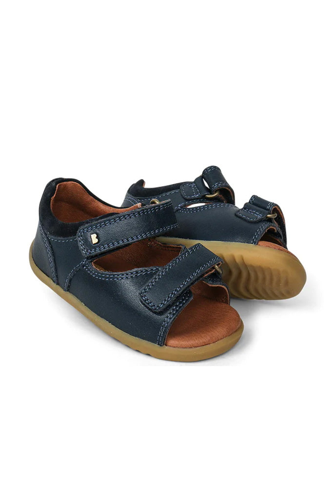 Navy Driftwood Sandals Step Up