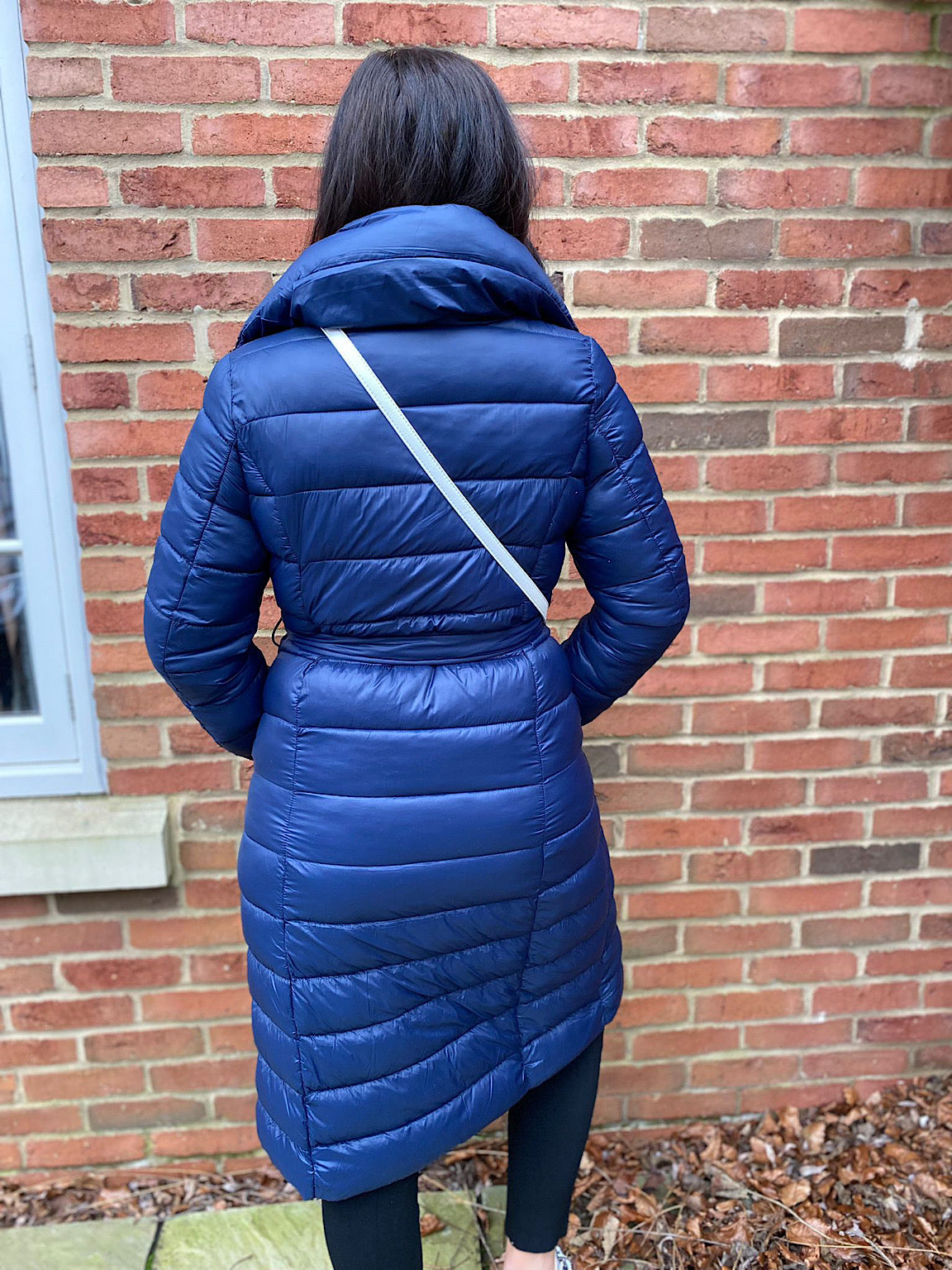 Navy Puffer Coat Alice