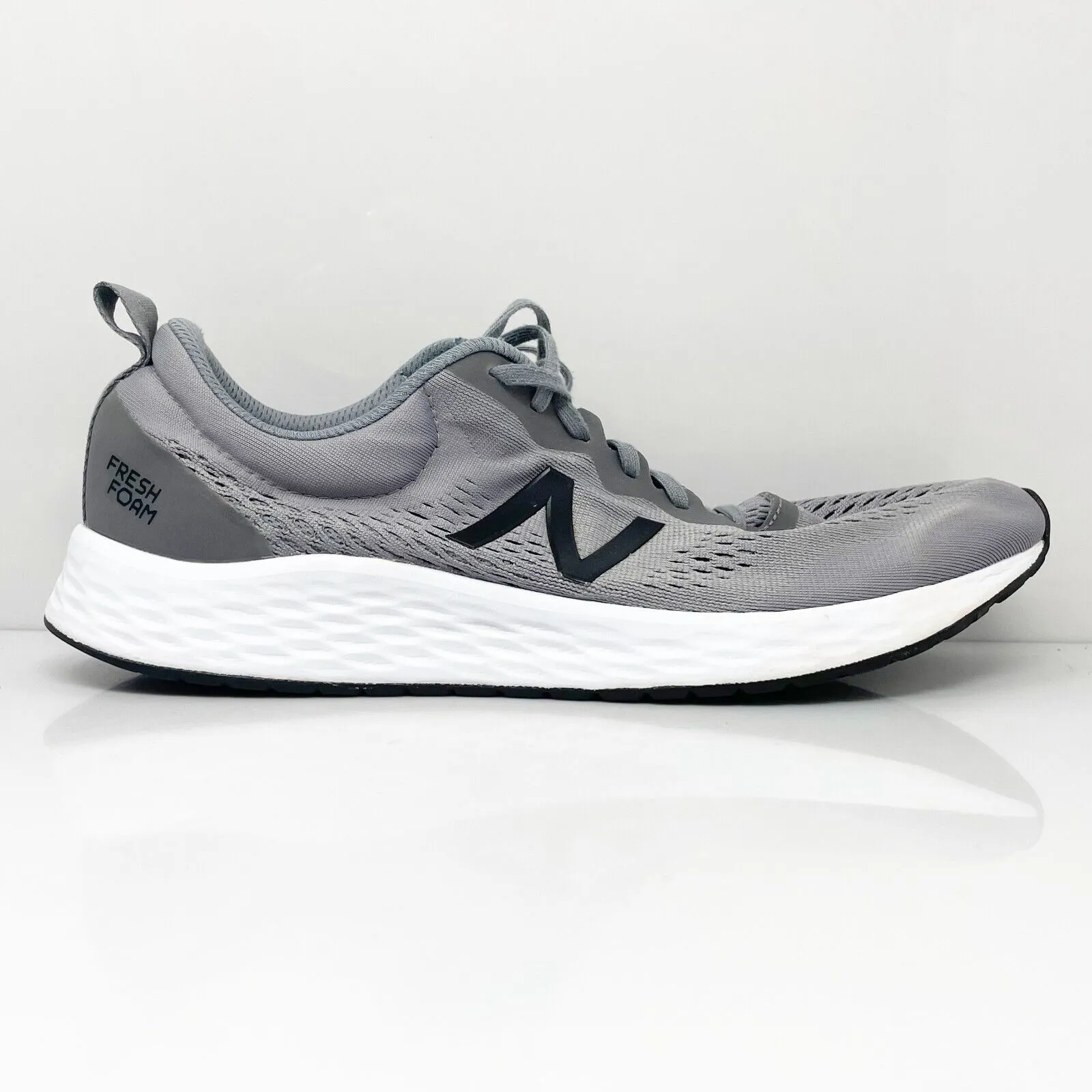 New Balance Mens Fresh Foam Arishi V3 MARISLG3 Gray Running Shoes Sneakers Sz 12