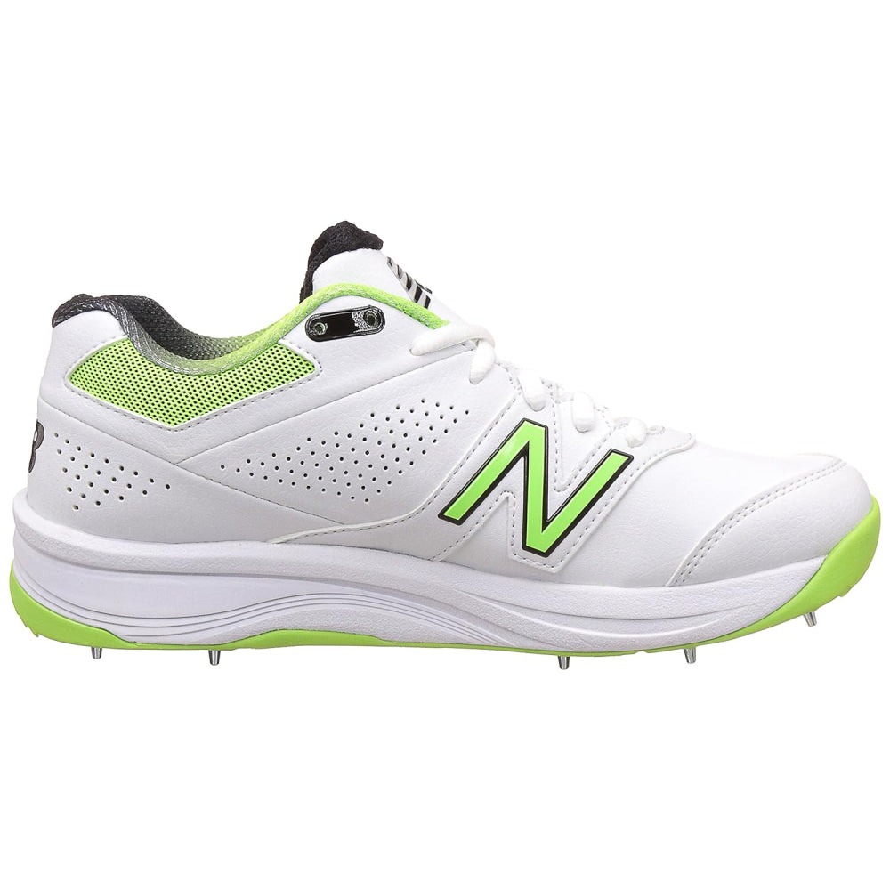 New Balance Men's Spike Cricket Shoe (White/Green)