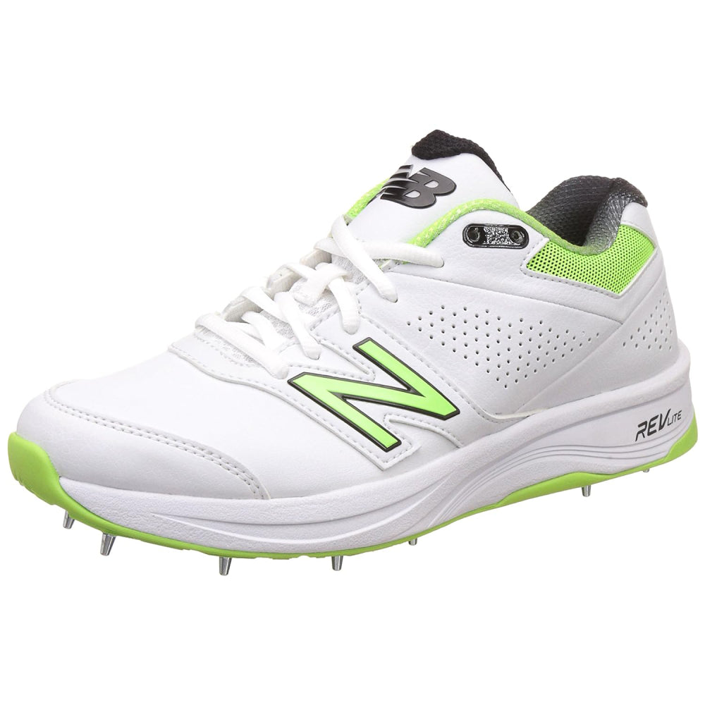 New Balance Men's Spike Cricket Shoe (White/Green)