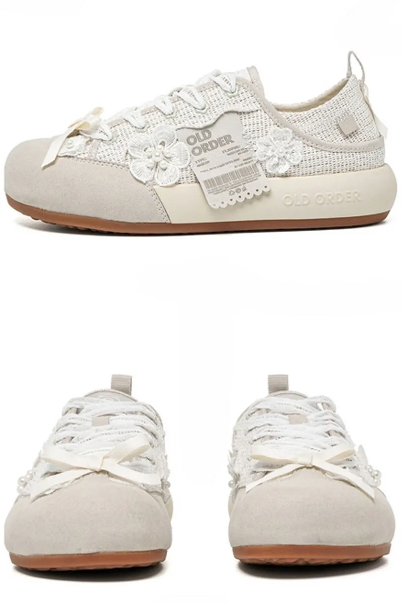 Obread Lace White Sneakers