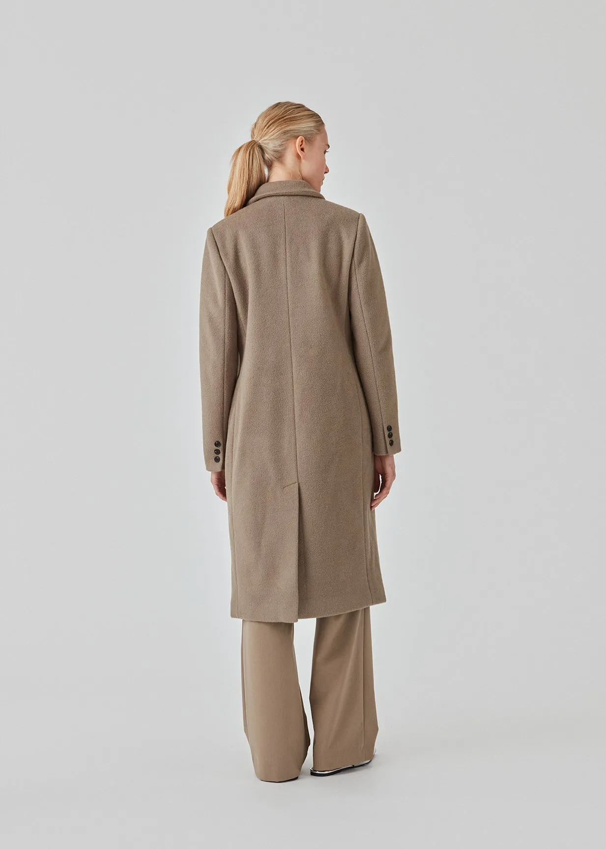 Odelia long coat - Spring Stone