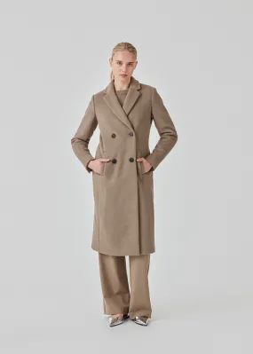 Odelia long coat - Spring Stone