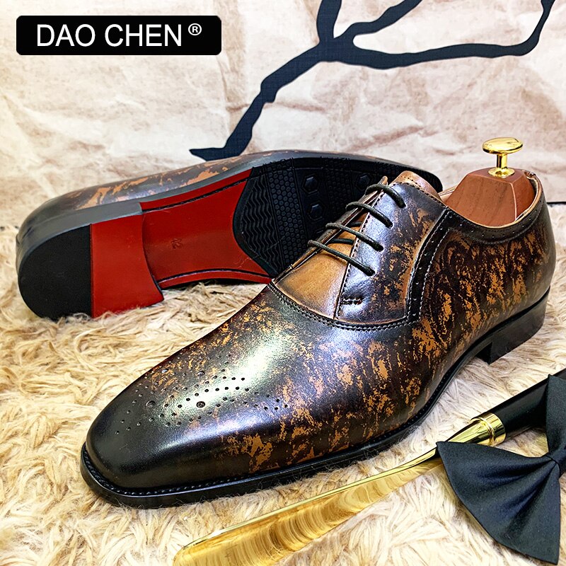 OXFORD LACE UP LUXURY MENS DRESS SHOES OFFICE WEDDING SHOES FOR MEN