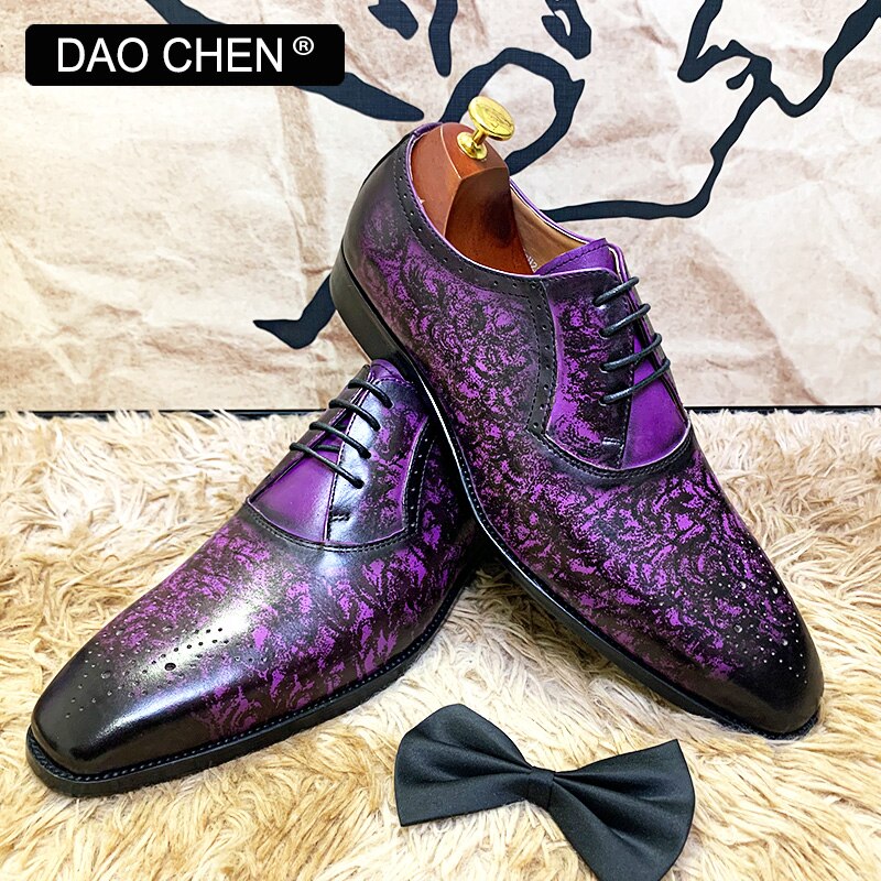 OXFORD LACE UP LUXURY MENS DRESS SHOES OFFICE WEDDING SHOES FOR MEN