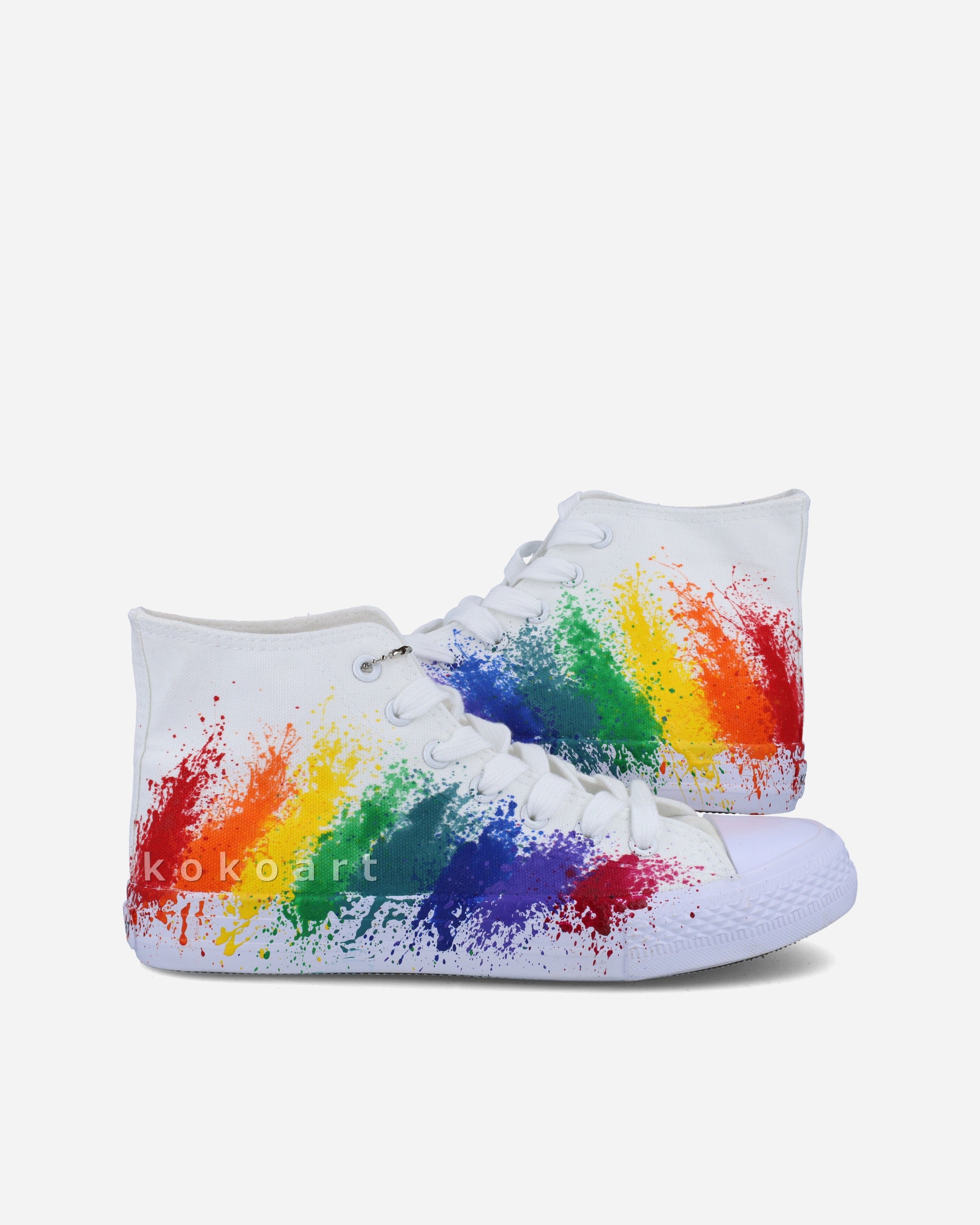 Paint Splatter Hand Painted Shoes